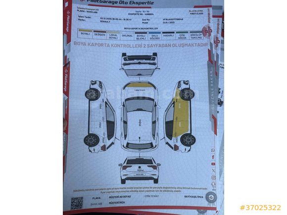 Sahibinden Renault Clio 1.0 SCe Equilibre 2023 Model 