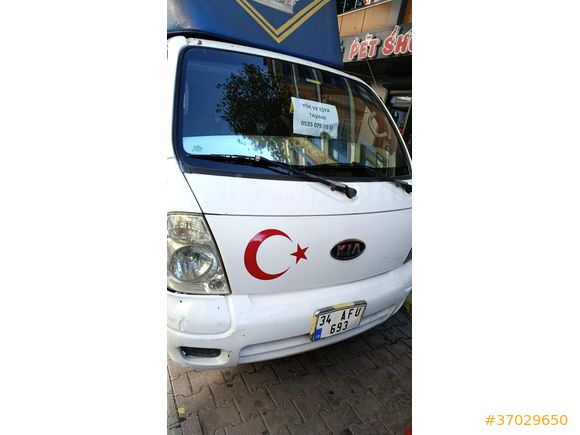 Sahibinden Kia Bongo K2500DLX tente ruhsata işli
