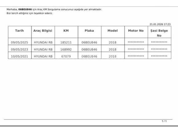 Sahibinden Hyundai Accent Blue 1.6 CRDI Mode Plus 2018 Model 