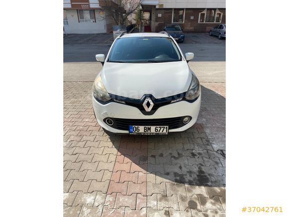 Sahibinden Renault Clio 1.5 dCi SportTourer joy 2014 Model  460.000 km Beyaz