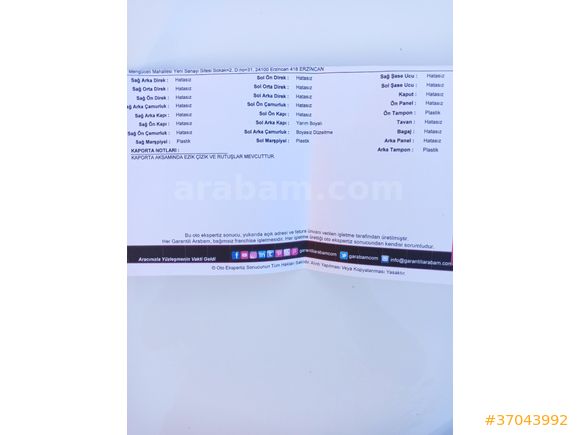 Sahibinden Ford Focus 1.6 TDCi Titanium 2015 Model Ağrı