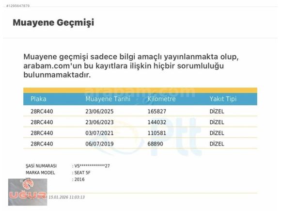 HATASIZ BOYASIZ TRAMERSİZ SERVİS BAKIMLI