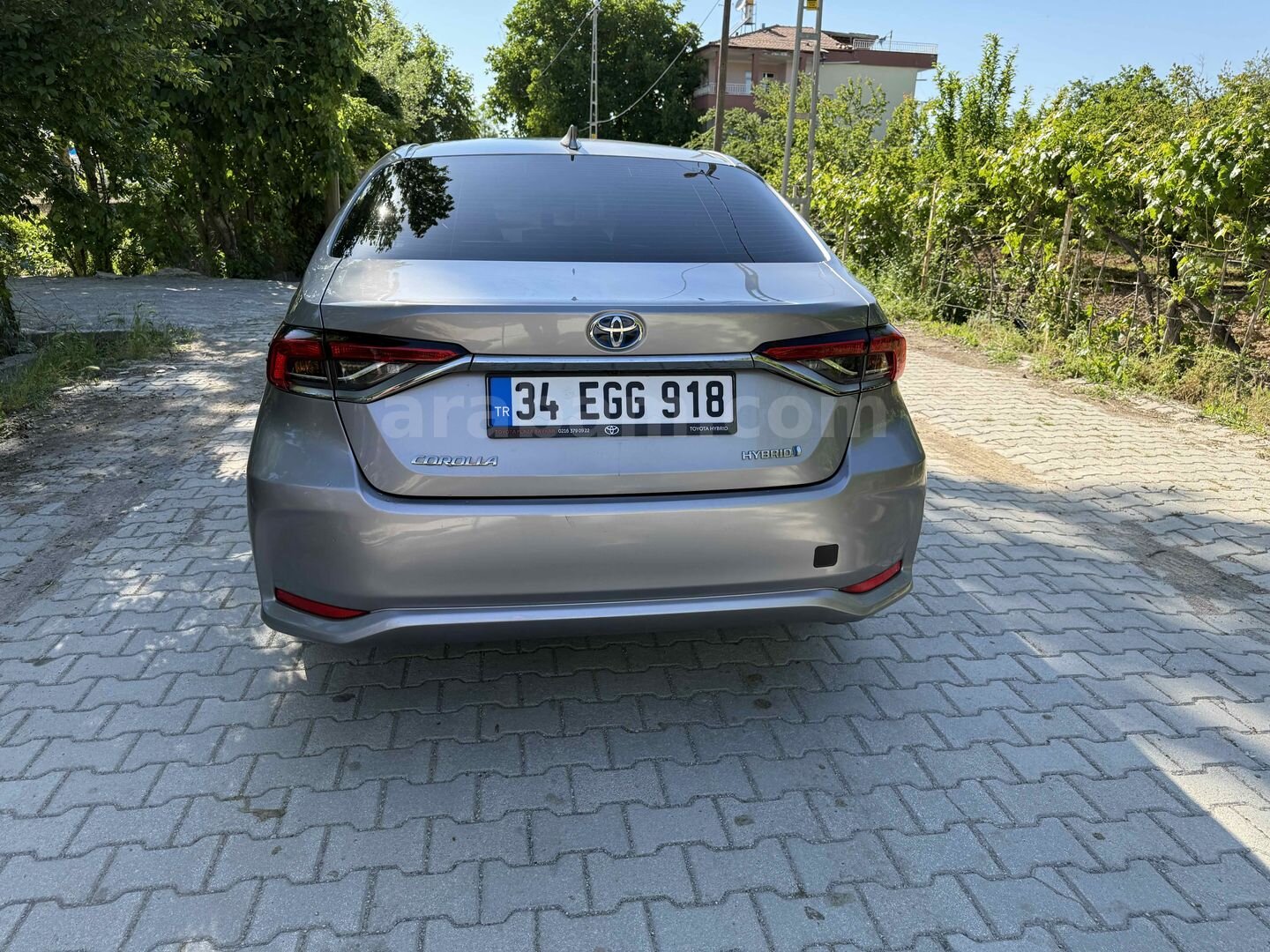 Galeriden Toyota Corolla 1.8 Hybrid Dream 2021 Model Malatya 101.000 km Gri (metalik) 6