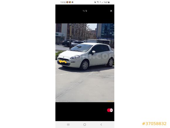 DEGÎŞENSİZ Sahibinden Fiat Punto 1.3 Multijet Easy 2013 Model İstanbul 110.000 km Beyaz