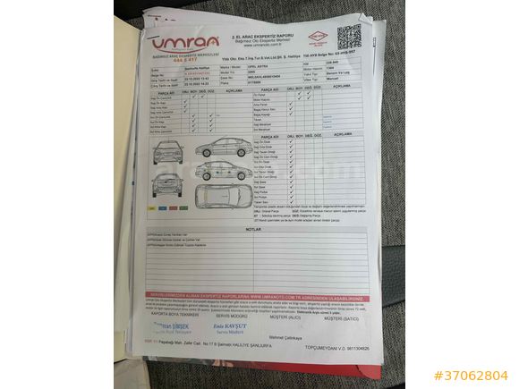 Sahibinden Opel Astra 1.4 Essentia 2005 Model 