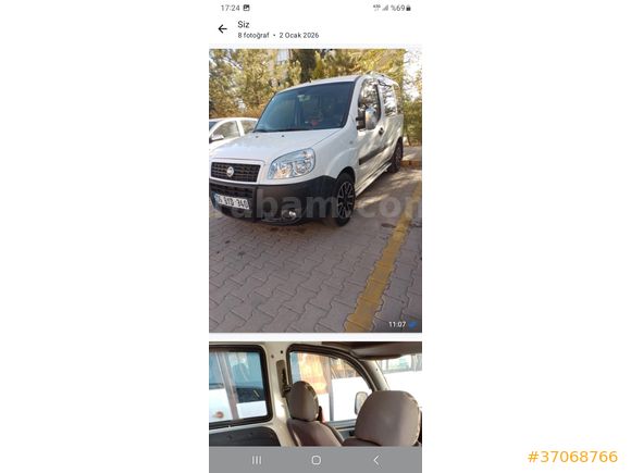 Sahibinden Fiat Doblo Cargo 1.3 Multijet Active 2006 Model