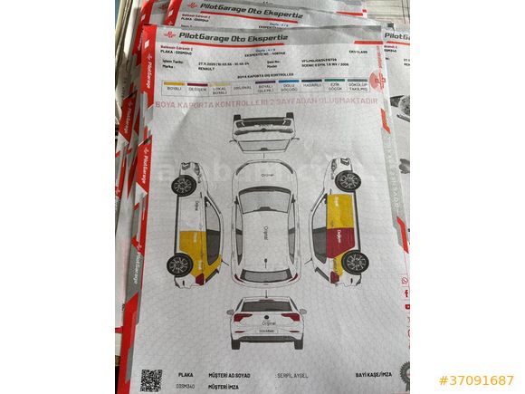 Sahibinden Renault Scenic 1.6 Dynamique 2006 Model 