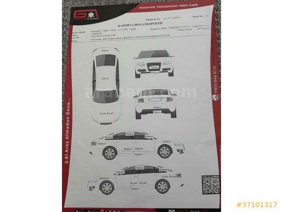 Opel Astra 1.3 CDTI Sport  2015 Çıkışlı Sanrooflu 