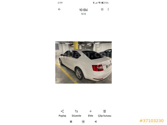 Sahibinden Skoda Octavia 1.0 TSI 82 Binde orijinal Ambition 2018 Model