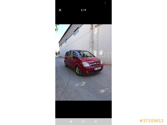 Sahibinden Opel Meriva 1.6 Enjoy 2005 Model  204.000 km Kırmızı