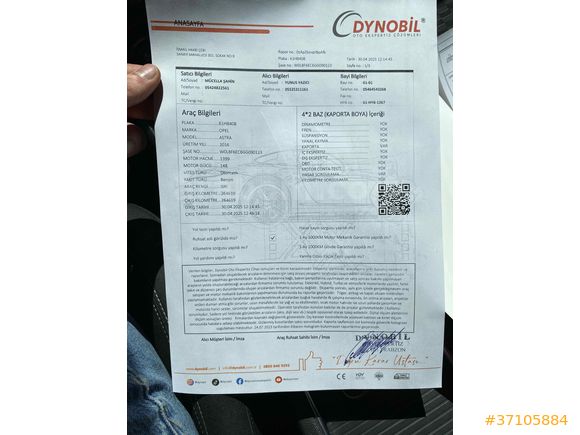 Sahibinden Opel Astra 1.4 T Dynamic 2016 Model  269 km Gri