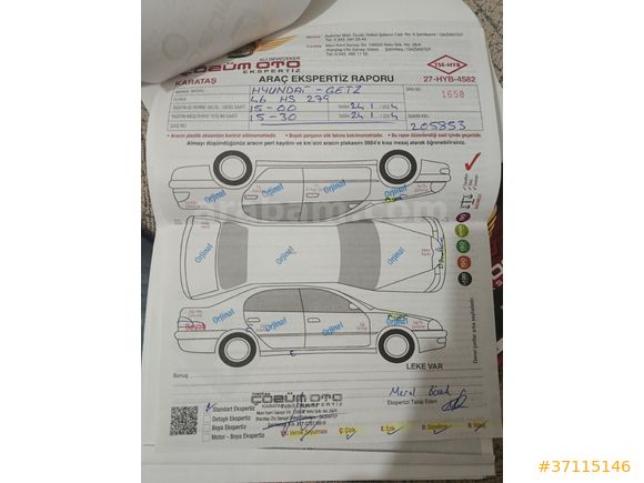 Sahibinden Hyundai Getz 1.4 DOHC Start 2010 Model