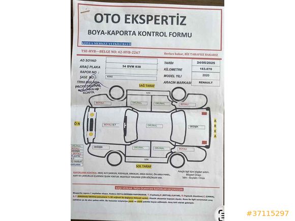 Sahibinden Renault Clio 1.0 TCe Touch 2020 Model Konya
