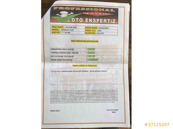 Sahibinden Renault Clio 1.0 TCe Touch 2020 Model Konya