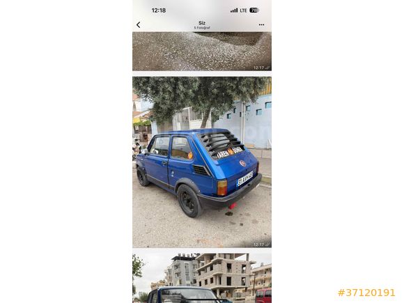 Sahibinden Fiat 126 Bis 1991 Model 