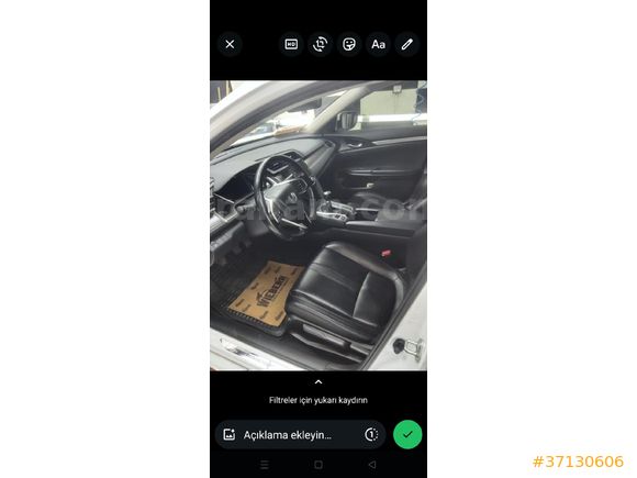 Sahibinden Honda Civic 1.6 i-DTEC Executive 2018 Model