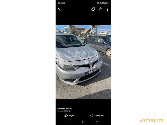 Sahibinden Renault Fluence 1.5 dCi Icon 2015 Model