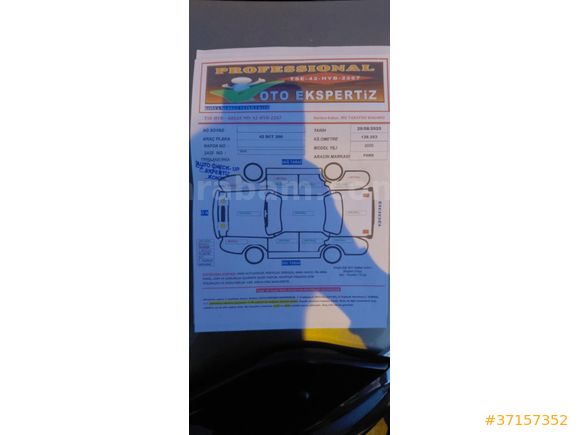 Otomobil Ruhsatlı Ford Tourneo Courier 1.5 TDCi Titanium Plus 2020 Model