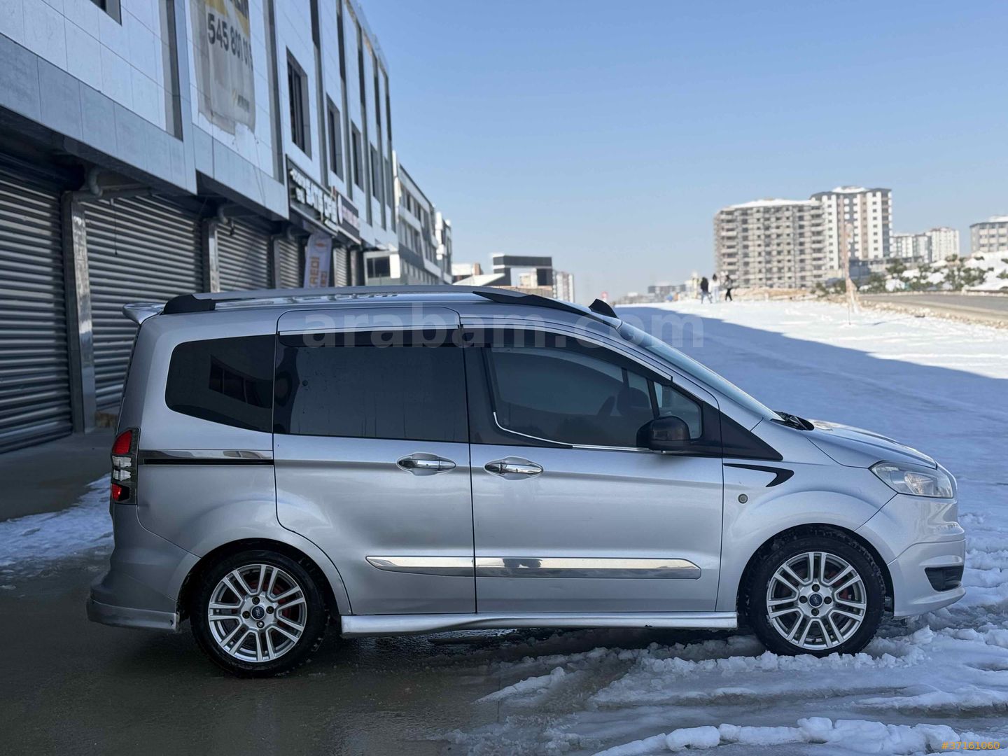 FORD TOURNEO COURİER 1.6 TDCİ TİTANİUM PLUS 2016 MODEL GAZİANTEP 258.000 KM GRİ (GÜMÜŞ)