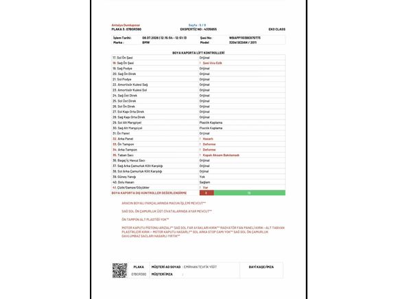 IŞIK PAKET 2011 E90 BMW 320D 184 HP
