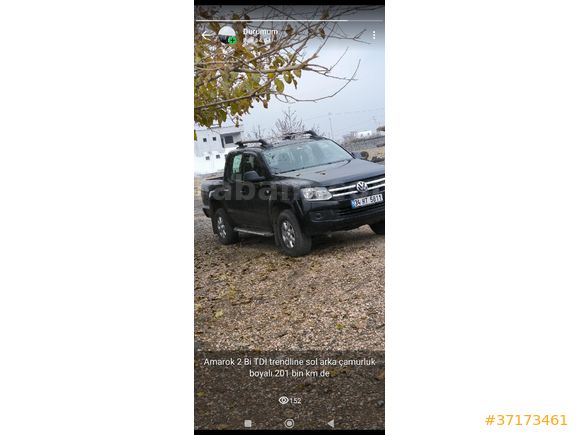 Sahibinden Volkswagen Amarok 2.0 BITDI Trendline 2013 Model