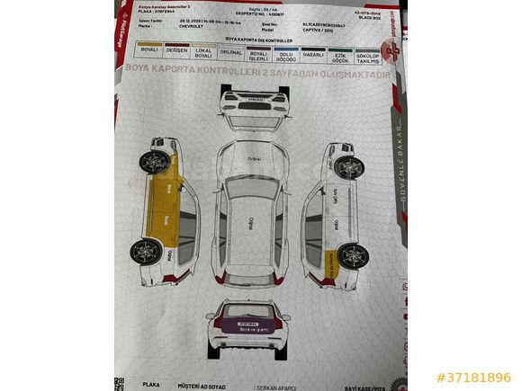 Sahibinden Chevrolet Captiva 2.0 D LTZ 2012 Model 