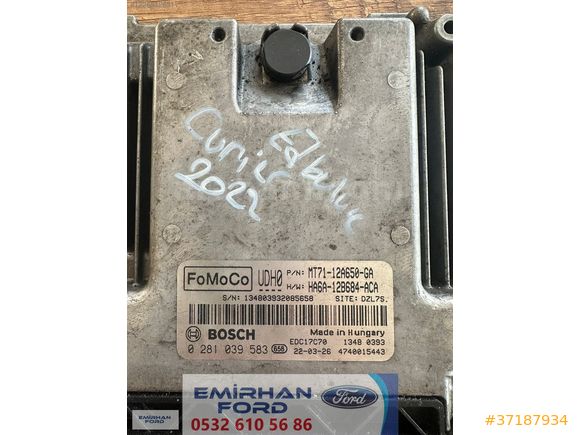 FORD COURİER MOTOR BEYNİ 0281035947