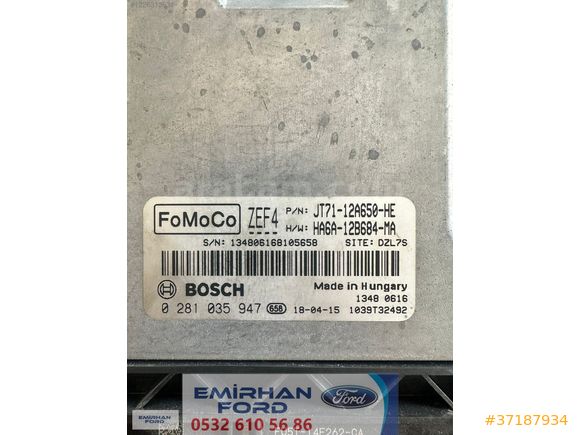 FORD COURİER MOTOR BEYNİ 0281035947