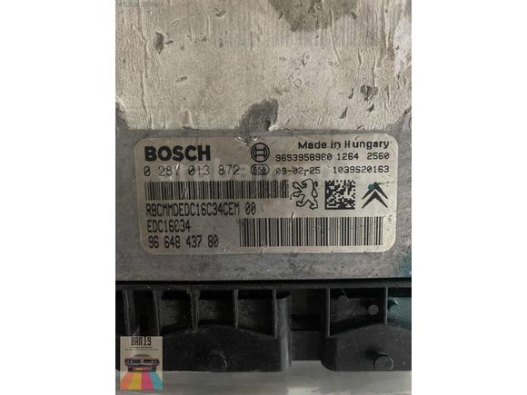 PEUGEOT PARTNER MOTOR BEYNİ 9653958980