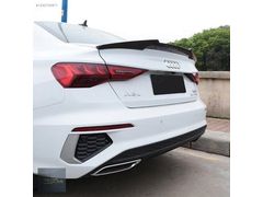 AUDİ A3 2021+ SEDAN IÇIN UYUMLU M4 SPOILER - PIANO BLACK (PARLAK