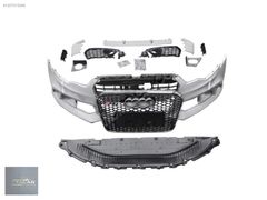 AUDİ A6 2012-2014 IÇIN UYUMLU RS6 ÖN TAMPON PANJUR SETI (KROM