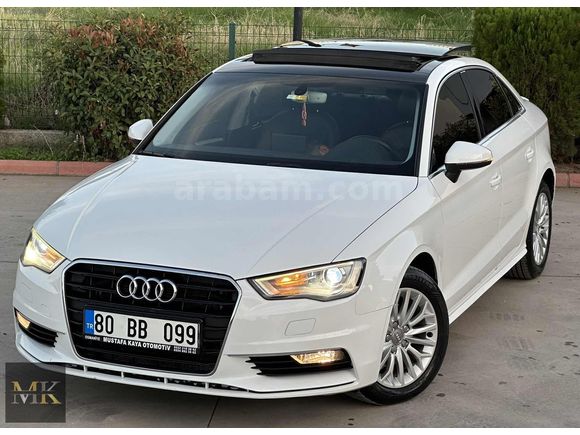 2015+AUDİ+A3+SEDAN+1.6+TDİ+174KM+CAM+TAVANLI+BOYASIZ+HATASIZ
