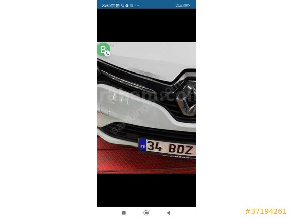 Sahibinden Renault Clio 1.5 dCi Icon 2017 Model