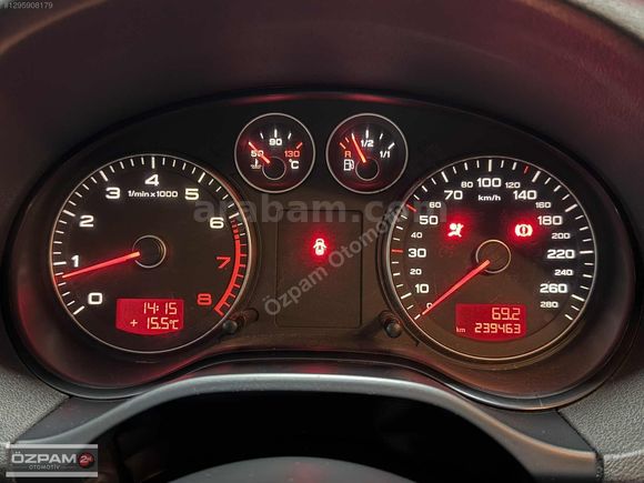 ÖZPAM 2.EL'DEN 2010 AUDİ A3 1.6 ATTRACTİON 102 BG - LPG