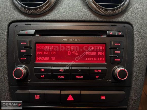 ÖZPAM 2.EL'DEN 2010 AUDİ A3 1.6 ATTRACTİON 102 BG - LPG