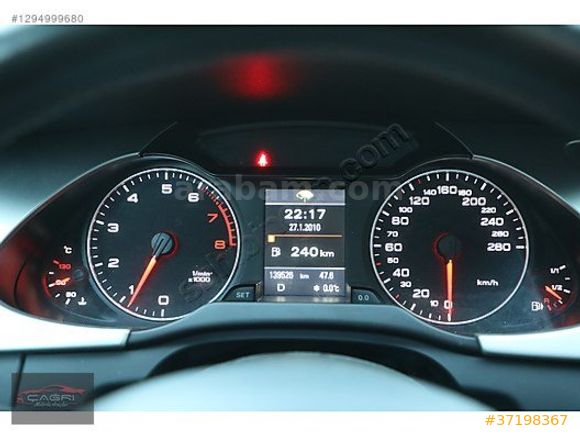 2012 A4 1.8 TFSI 8 Multitronic 160 hp 3KOL "SUNROFF / BOYASIZ"