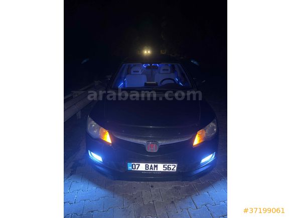 Sahibinden Honda Civic 1.6 Elegance 2008 Model  280.000 km Siyah
