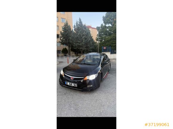 Sahibinden Honda Civic 1.6 Elegance 2008 Model  280.000 km Siyah