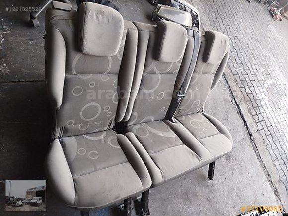 RENAULT KANGO 3 ÇIKMA ORJİNAL KOMPLE ARKA 3'LÜ KOLTUK