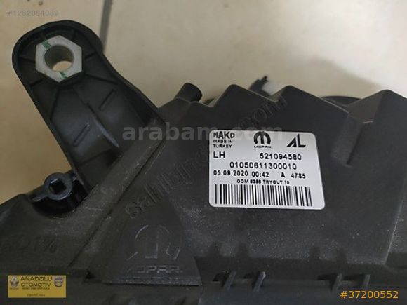 fiat doblo 4 sağ sol far orjinal