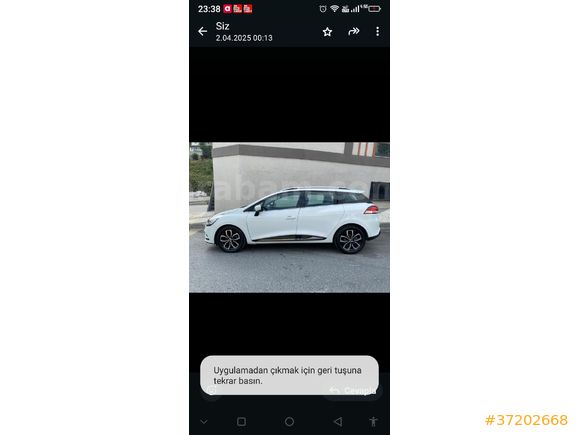 Sahibinden Renault Clio 1.5 dCi Icon 2017 Model