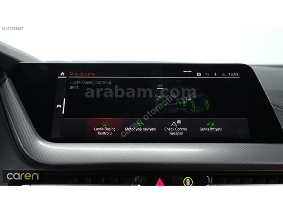 CAREN'DEN HATASIZ M SPORT 50.YIL SHADOW DERİ KOLTUK ISITMA CAM T