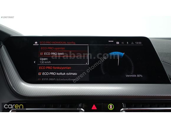 CAREN'DEN HATASIZ M SPORT 50.YIL SHADOW DERİ KOLTUK ISITMA CAM T