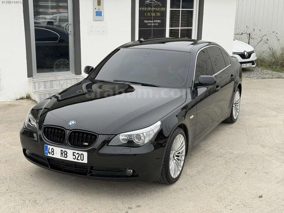 EMSALSİZ BMW 520i E60 ORJİNAL 165 BİN KM'de BAKIMLI+SUNROOF