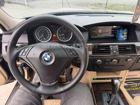 EMSALSİZ BMW 520i E60 ORJİNAL 165 BİN KM'de BAKIMLI+SUNROOF