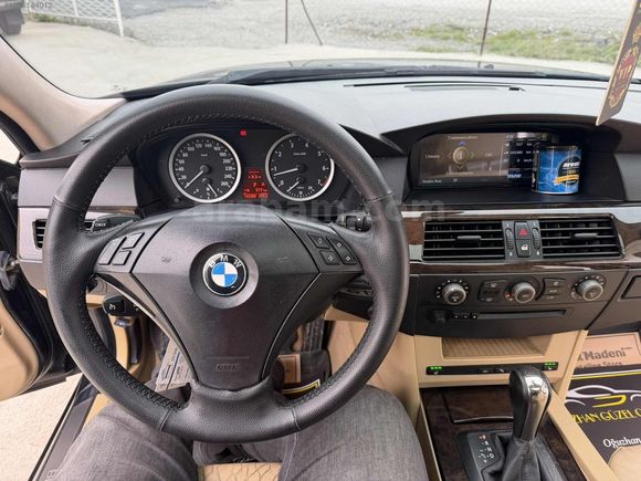 EMSALSİZ BMW 520i E60 ORJİNAL 165 BİN KM'de BAKIMLI+SUNROOF
