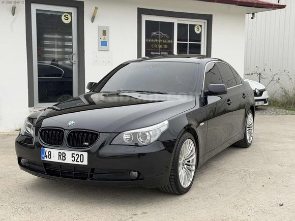 EMSALSİZ BMW 520i E60 ORJİNAL 165 BİN KM'de BAKIMLI+SUNROOF