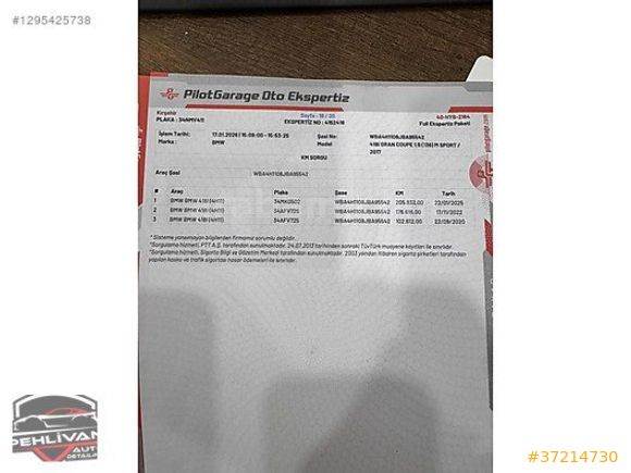 Galeriden BMW 4 Serisi 418i Gran Coupe M Sport 2017 Model Kırşehir