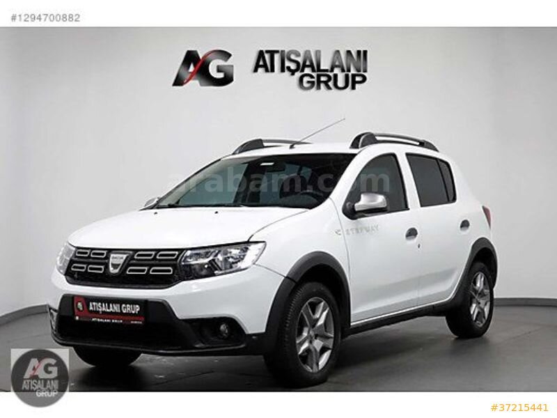 Galeriden Dacia Sandero 0.9 TCe Stepway Easy-R 2018 Model İstanbul 60.000 km Beyaz