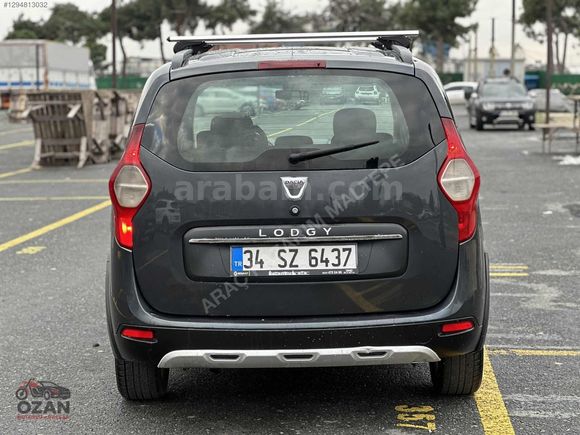 **7 KİŞİLİK** OTOMOBİL LODGY 110 BG 6 İLERİ STEPWAY 188.000 KM